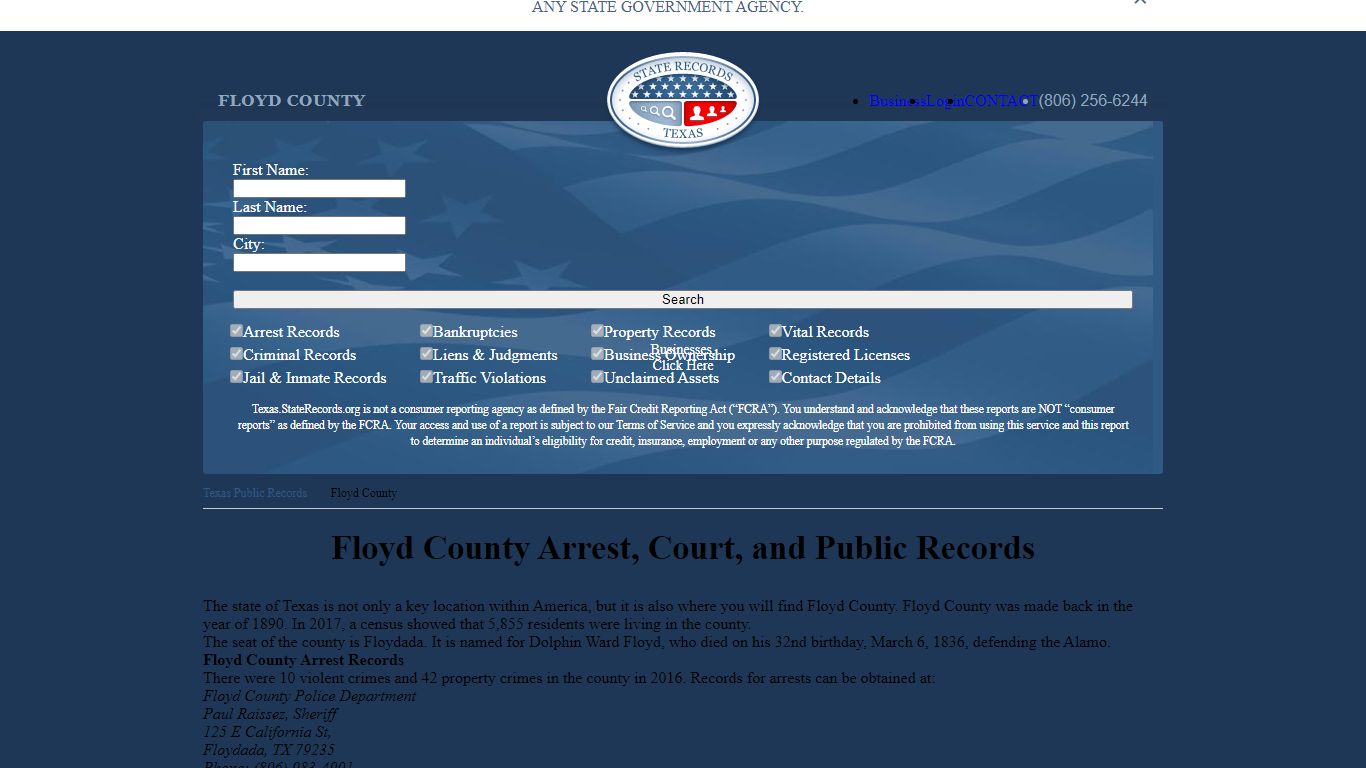 Floyd County Arrest, Court, and Public Records